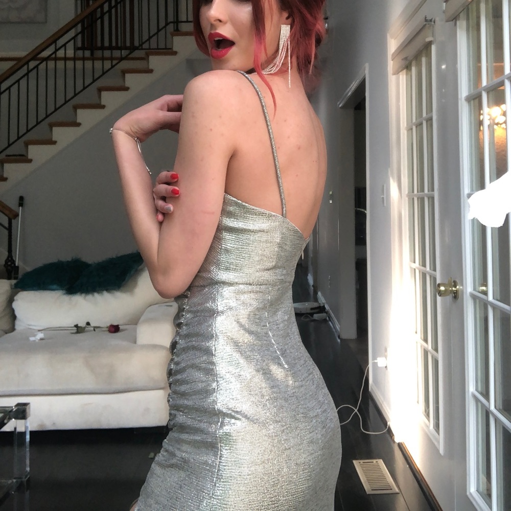 Maxi Silver Dress 🌪 - Picture 6 of 9